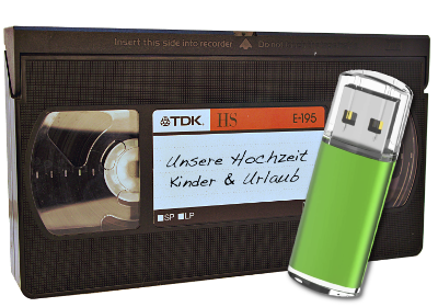 VHS auf DVD übertragen – Lassen Sie Ihre VHS-Aufnahmen auf DVD umwandeln und bewahren Sie sie für die Zukunft.